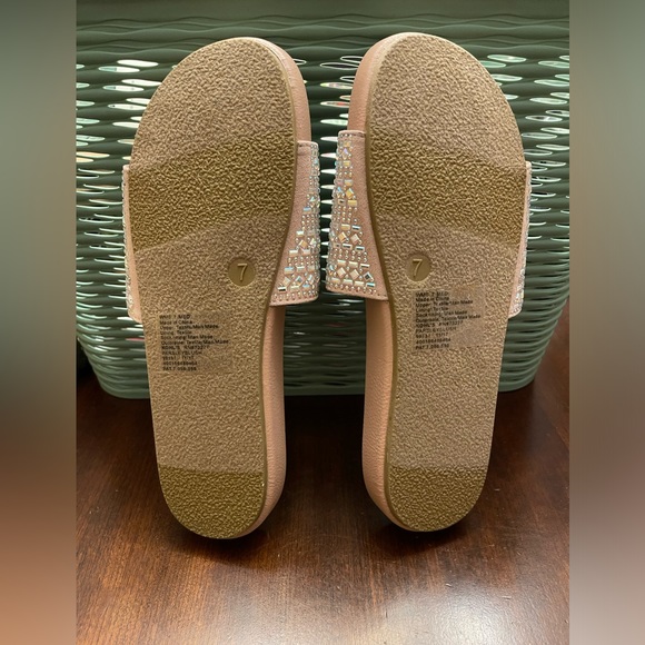 NWOT Vintage Jeweled Sparkly Candie's Sandals - Picture 7 of 8